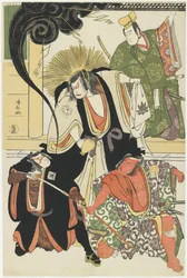 Scena dal dramma AKbuki Yukimotsutake furisode Genji, 1785